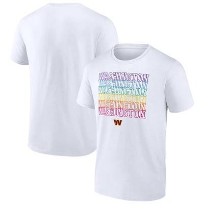 Men's Fanatics White Washington Commanders City Pride Team T-Shirt