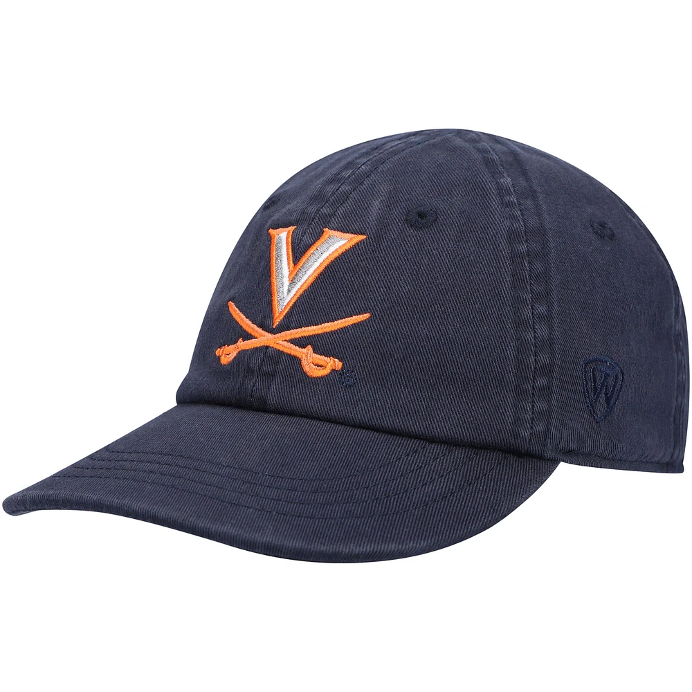 Infant Top of the World Navy Virginia Cavaliers Mini Me Team Adjustable Hat