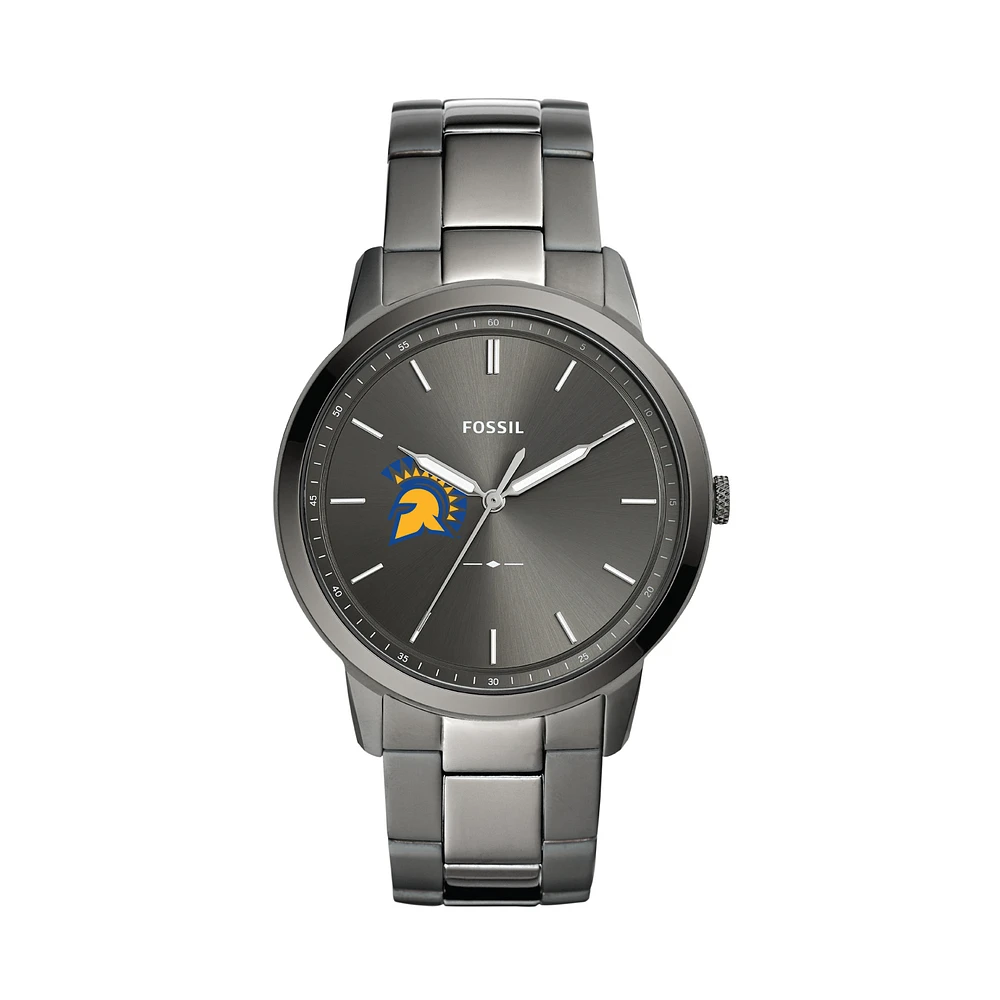 Fossil San Jose State Spartans The Minimalist Three-Hand Smoke Watch