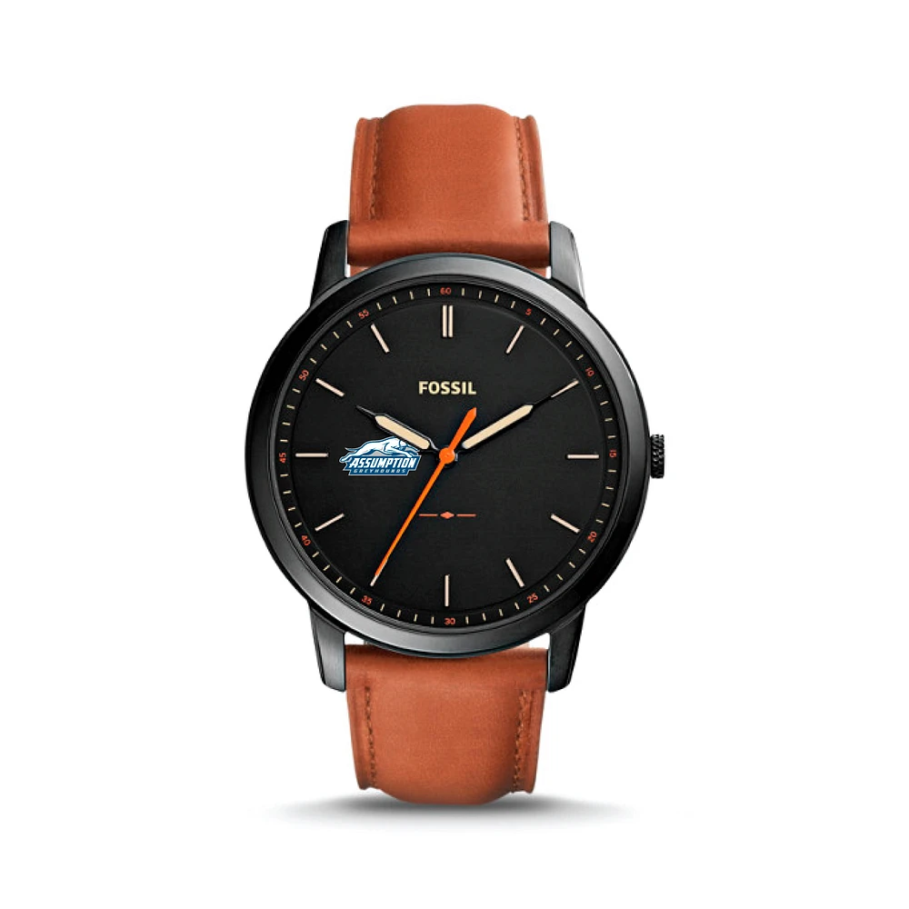 Fossil Assumption Greyhounds The Minimalist Slim Light Brown Leather Watch