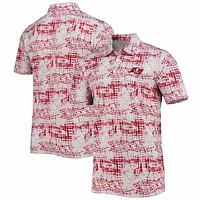 Men's Antigua Red Tampa Bay Buccaneers Vivid Polo