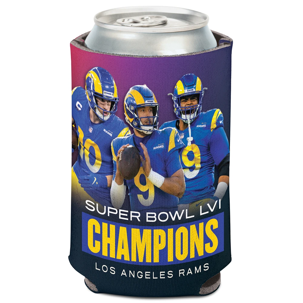 WinCraft Los Angeles Rams Super Bowl LVI Champions 12oz. Players Can Cooler