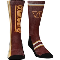 Youth Rock Em Socks Burgundy Washington Commanders Classic Uniform Crew Socks