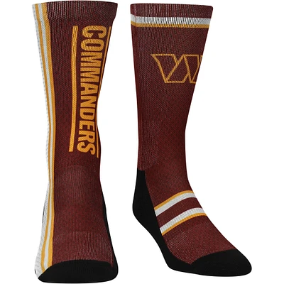 Youth Rock Em Socks Burgundy Washington Commanders Classic Uniform Crew Socks