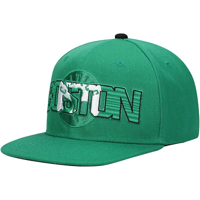 Youth Kelly Green Boston Celtics Lifestyle Wordmark - Snapback Hat