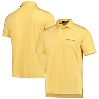 Men's Polo Ralph Lauren Yellow THE PLAYERS Lightweight Airflow Polo