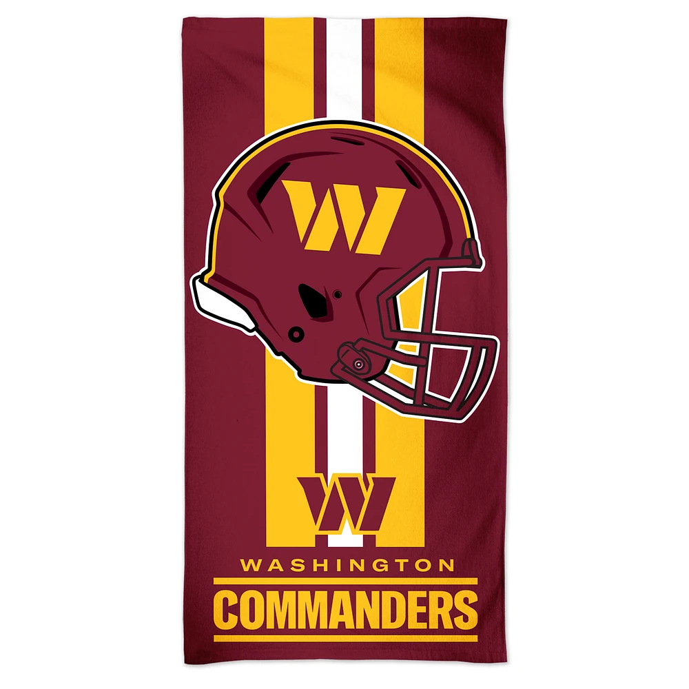 WinCraft Washington Commanders 30" x 60" Spectra Beach Towel