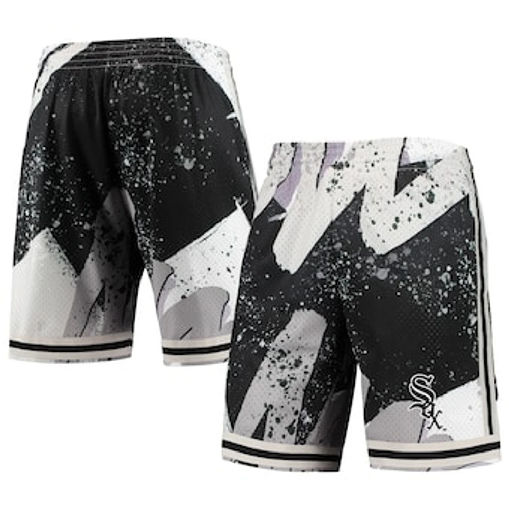 Men's Mitchell & Ness Black Chicago White Sox Hyper Hoops Shorts