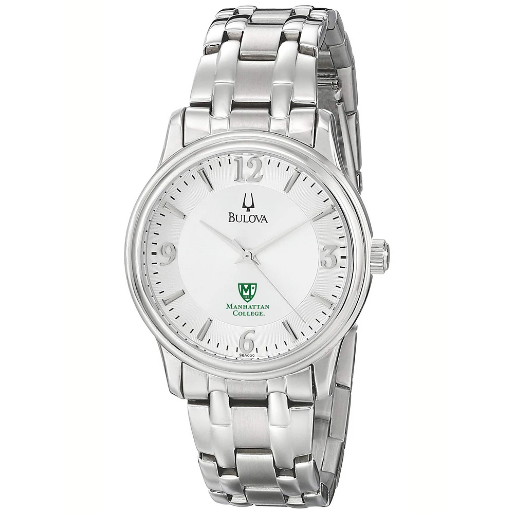 Men's Bulova Silver Manhattan Jaspers