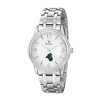 Men's Bulova  Silver Coastal Carolina Chanticleers