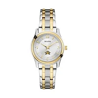 Women's Bulova Silver/Gold Northern Kentucky University Norse Classic Two-Tone Round Watch