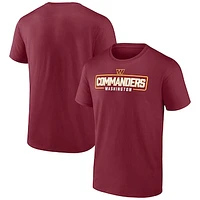 Men's Fanatics Burgundy Washington Commanders Physicality - T-Shirt