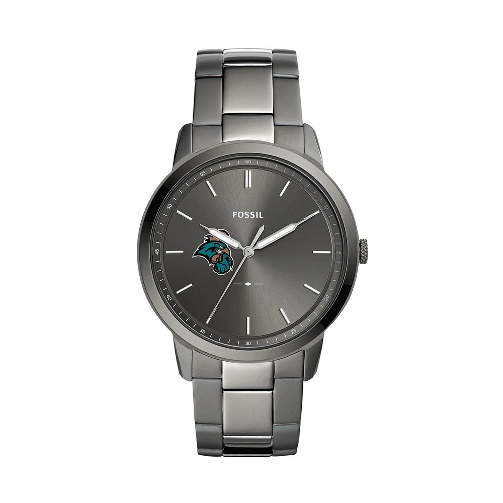 Fossil Coastal Carolina Chanticleers The Minimalist Three-Hand Smoke Watch