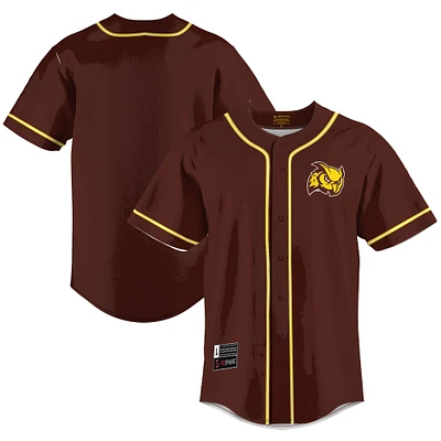 Men's GameDay Greats  Brown Rowan Profs Lightweight Baseball Jersey