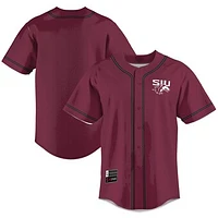 Men's GameDay Greats  Maroon Southern Illinois Salukis Lightweight Baseball Jersey
