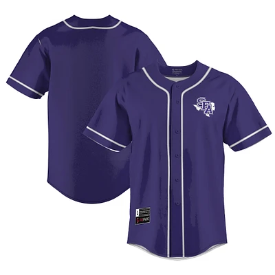 Men's GameDay Greats  Purple Stephen F Austin Lumberjacks Lightweight Baseball Jersey