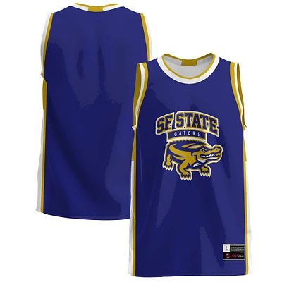 Men's GameDay Greats  Purple San Francisco State Gators Lightweight Basketball Jersey