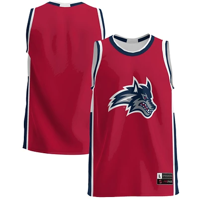 Men's GameDay Greats  Red Stony Brook Seawolves Lightweight Basketball Jersey