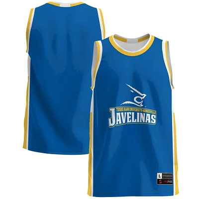 Men's GameDay Greats  Blue Texas A&M Kingsville Javelinas Lightweight Basketball Jersey
