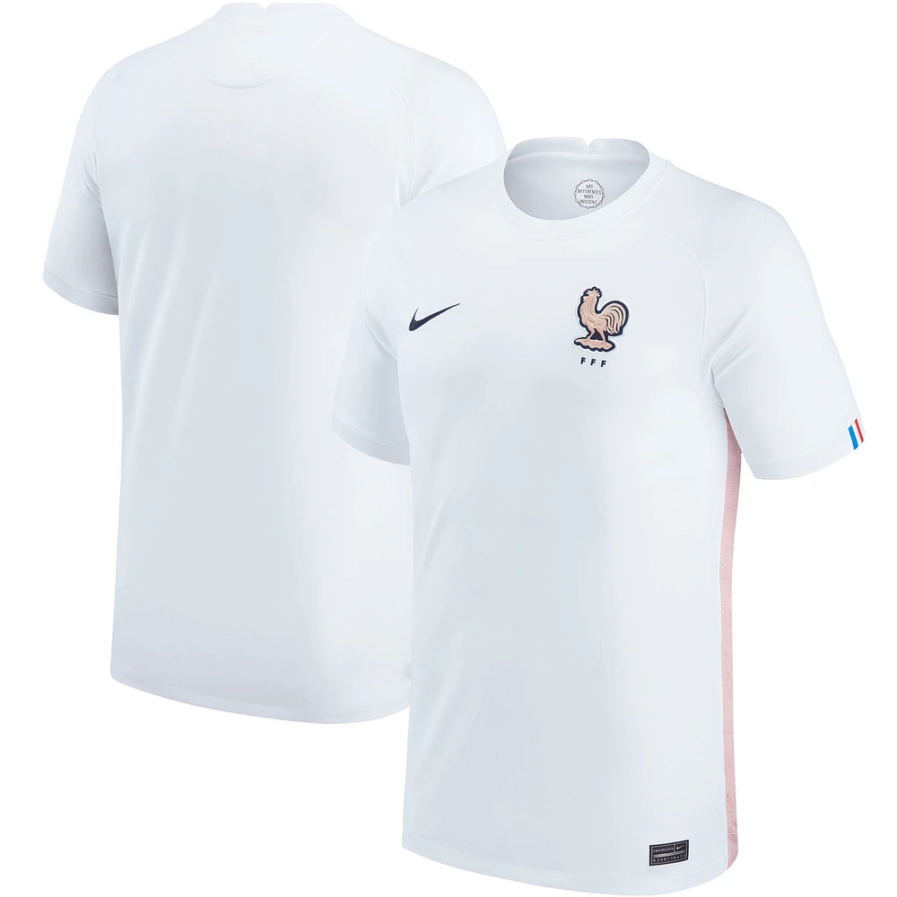 Men's Nike White France Women's National Team 2022/23 Away Replica Blank Jersey