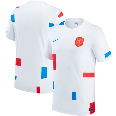 Men's Nike White Netherlands Women's National Team 2022/23 Away Replica Blank Jersey