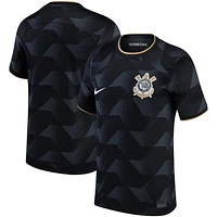 Men's Nike Black Corinthians 2022/23 Away Replica Blank Jersey