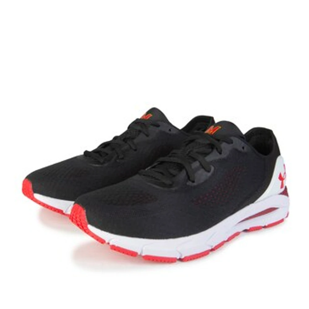 Women's Under Armour Black Maryland Terrapins HOVR Sonic 5 Running Shoes