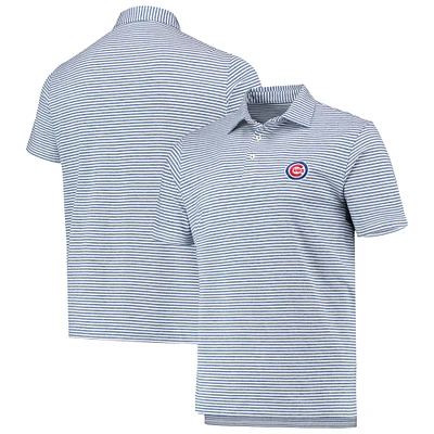 Men's Vineyard Vines Royal Chicago Cubs Heathered Winstead Sankaty Polo