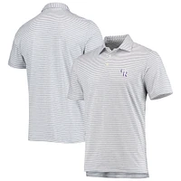 Men's Vineyard Vines Gray Colorado Rockies Heathered Winstead Sankaty Polo