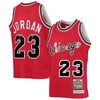 Youth Mitchell & Ness Michael Jordan Red Chicago Bulls 1984/85 Hardwood Classics Authentic Jersey