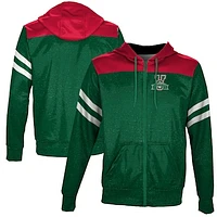 Men's Forest Green Mississippi Valley State Delta Devils Full-Zip Hoodie