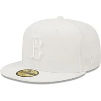 Men's New Era Boston Red Sox White on 59FIFTY Fitted Hat