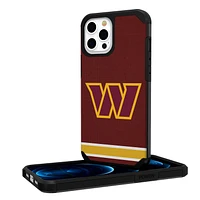 Washington Commanders iPhone Rugged Stripe Design Case