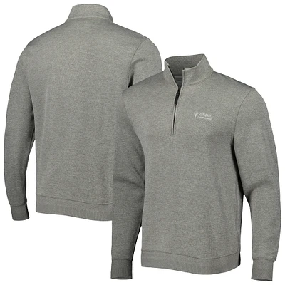 Men's Nike Heather Gray Valspar Championship Player Performance Half-Zip Top