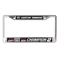 WinCraft Austin Cindric 2022 Daytona 500 Champion Metal Laser Cut License Plate Frame