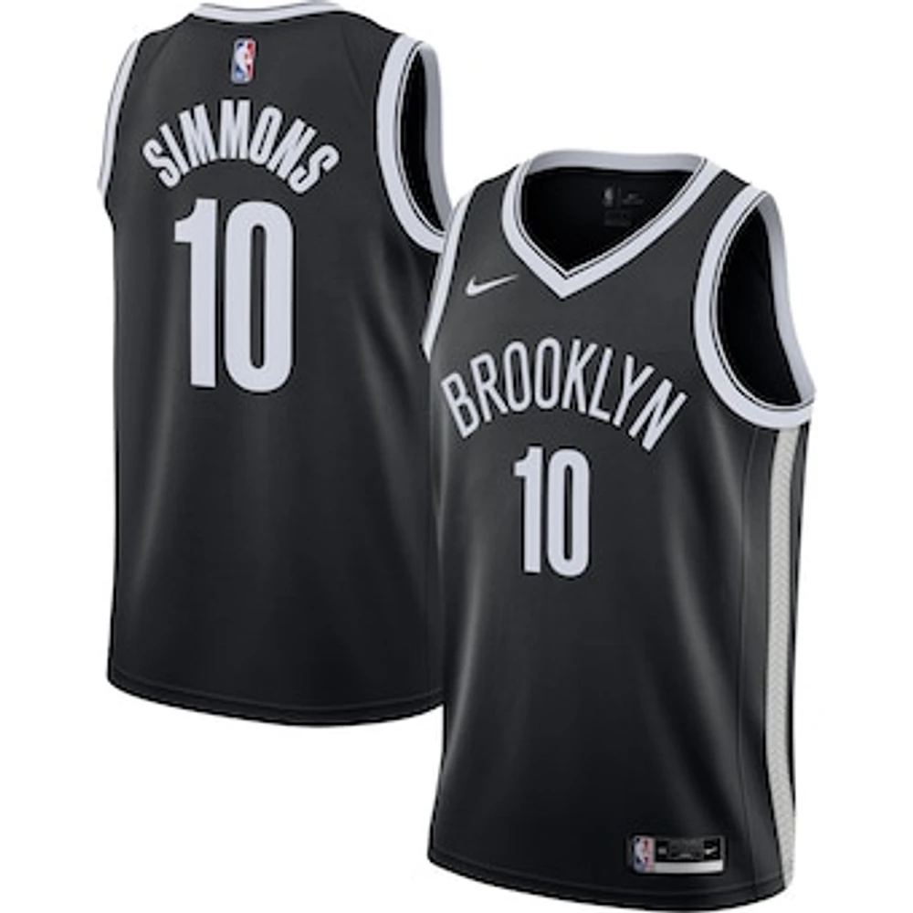 Nike Ben Simmons Black Brooklyn Nets 2021/22 Swingman Jersey - Icon Edition