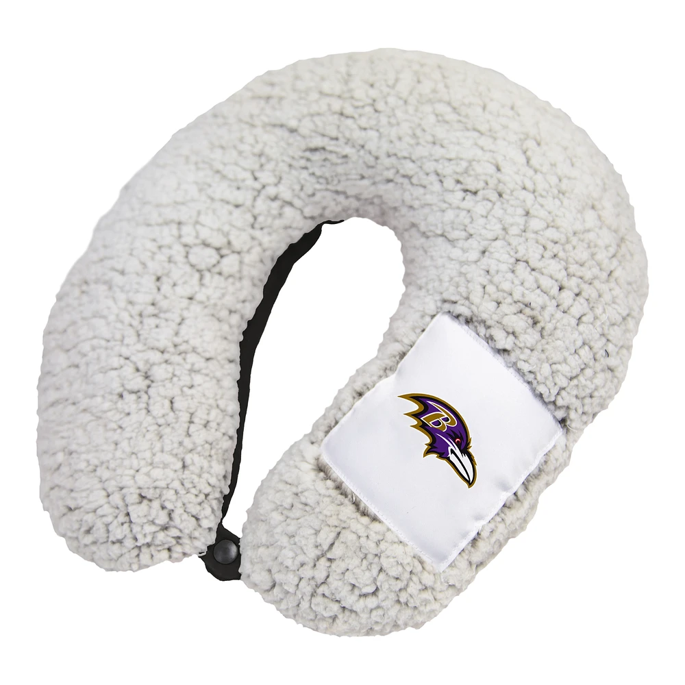 Baltimore Ravens Frosty Sherpa Neck Pillow