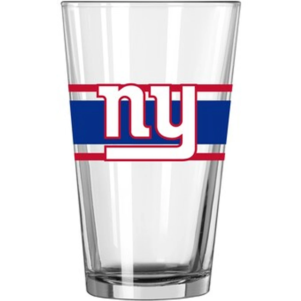 New York Giants 16oz. Stripe Pint Glass