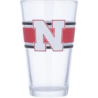 Nebraska Huskers 16oz. Stripe Pint Glass