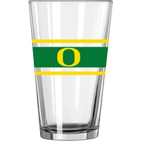 Oregon Ducks 16oz. Stripe Pint Glass