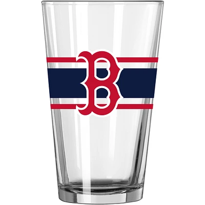 Boston Red Sox 16oz. Stripe Pint Glass