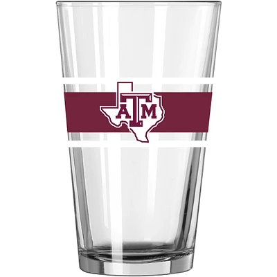 Texas A&M Aggies 16oz. Stripe Pint Glass