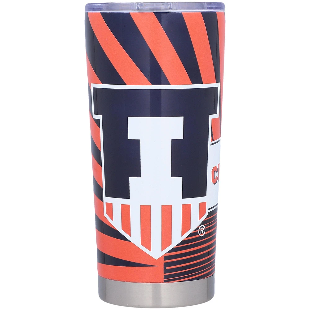 Illinois Fighting Illini 20oz. Stainless Steel Mascot Tumbler