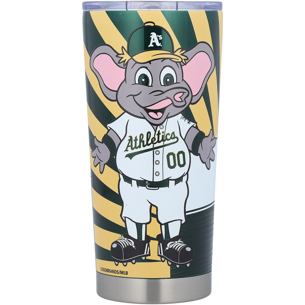 Oakland Athletics 20oz. Stainless Steel Mascot Tumbler