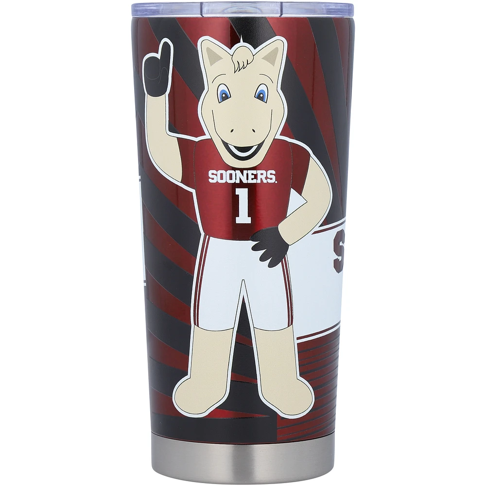 Oklahoma Sooners 20oz. Stainless Steel Mascot Tumbler