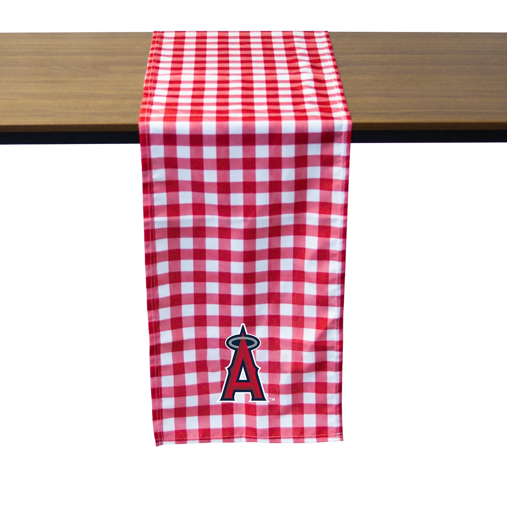 Los Angeles Angels Buffalo Check Table Runner