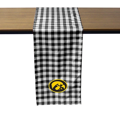 Iowa Hawkeyes Buffalo Check Table Runner