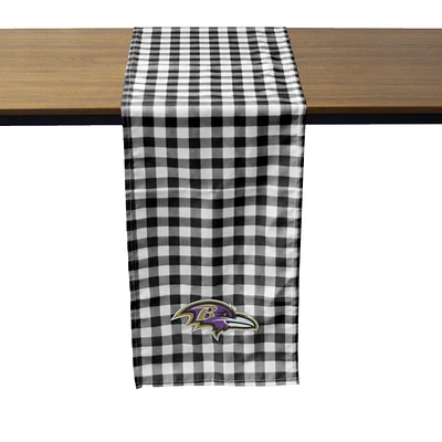 Baltimore Ravens Buffalo Check Table Runner