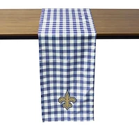 New Orleans Saints Buffalo Check Table Runner