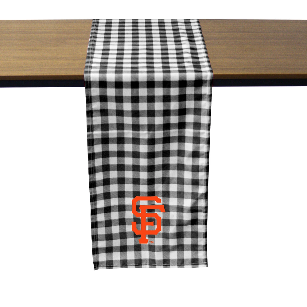 San Francisco Giants Buffalo Check Table Runner